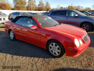 2002 Mercedes-Benz CLK-Class with VIN WDBLK65G02T113270, listed as a Copart auction lot 77427374 with 169,970 mi miles and Salvage Title. Bid and sale history available at carsss.com. Image 4.