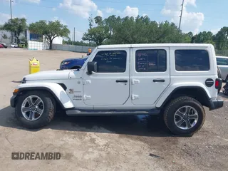 2020 Jeep Wrangler Unlimited Sahara with VIN 1C4HJXEN2LW109428, listed as a IAAI auction lot 42296943 with 155,766 mi miles and . Bid and sale history available at DreamBid. Image 14.