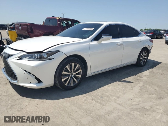 2021 Lexus ES with VIN 58ACZ1B18MU104589, listed as a Copart auction lot 51388385 with 122,941 mi miles and Clean Title. Bid and sale history available at carsss.com. Image 1.