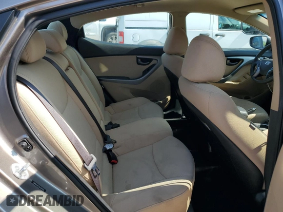 2013 Hyundai Elantra GLS with VIN 5NPDH4AE5DH394020, listed as a Copart auction lot 62685435 with 142,831 mi miles and Clean title. Bid and sale history available at DreamBid. Image 10.