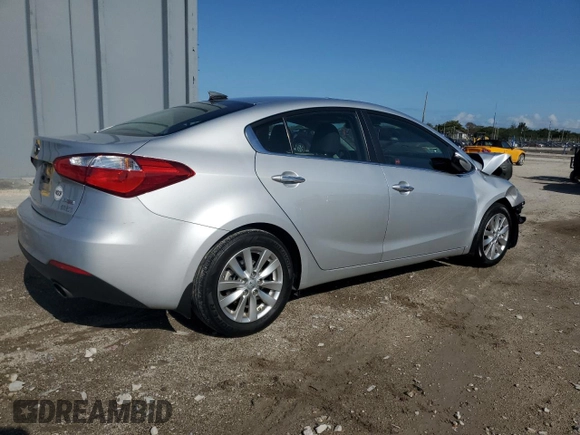 2015 Kia Forte EX with VIN KNAFX4A86F5333281, listed as a Copart auction lot 52072375 with 49,479 mi miles and Salvage Title. Bid and sale history available at carsss.com. Image 3.