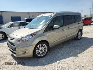 2015 Ford Transit Connect Wagon Titanium with VIN NM0GE9G72F1189290, listed as a Copart auction lot 66922094 with 73,660 mi miles and Salvage Title. Bid and sale history available at carsss.com. Image 1.