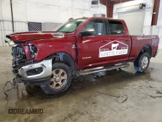 2021 Ram 2500 Big Horn with VIN 3C6UR5DLXMG585221, listed as a Copart auction lot 55966835 with 157,552 mi miles and Salvage title. Bid and sale history available at DreamBid. Image 1.