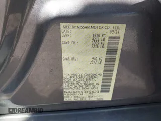 2015 Nissan Altima S with VIN 1N4AL3AP2FN345623, listed as a IAAI auction lot 41899319 with 350,211 mi miles and . Bid and sale history available at carsss.com. Image 9.