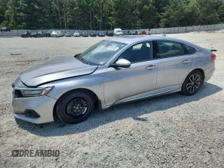 2021 Honda Accord EX-L with VIN 1HGCV1F55MA093364, listed as a Copart auction lot 62361885 with 50,076 mi miles and Salvage title. Bid and sale history available at DreamBid. Image 1.