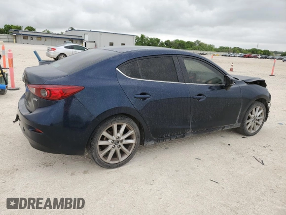 2017 Mazda 3 Touring with VIN 3MZBN1V7XHM142335, listed as a Copart auction lot 53129765 with 161,158 mi miles and Salvage Title. Bid and sale history available at DreamBid. Image 3.