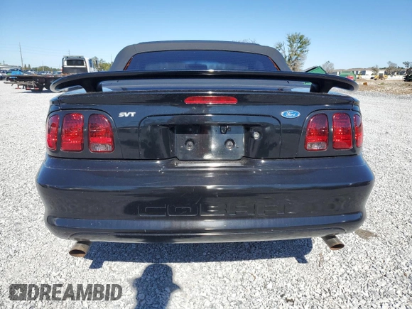 1996 Ford Mustang Cobra with VIN 1FALP46V6TF230703, listed as a Copart auction lot 81772064 with 33,428 mi miles and Non repairable. Bid and sale history available at DreamBid. Image 6.
