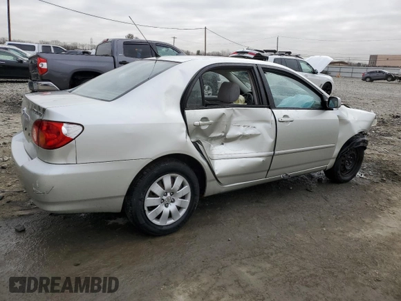 2004 Toyota Corolla CE with VIN JTDBR32E942020167, listed as a Copart auction lot 48718845 with Not Provided miles and Salvage Title. Bid and sale history available at DreamBid. Image 3.