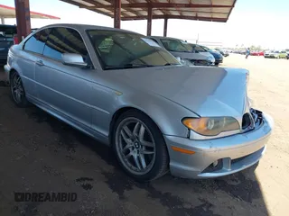 2004 BMW 3 Series 330Ci with VIN WBABD53454PD95640, listed as a IAAI auction lot 42598615 with 138,712 mi miles and . Bid and sale history available at DreamBid. Image 1.