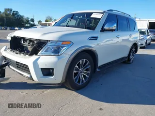 2020 Nissan Armada SL with VIN JN8AY2ND0L9111866, listed as a IAAI auction lot 41304192 with 70,367 mi miles. Bid and sale history available at carsss.com. Image 2.
