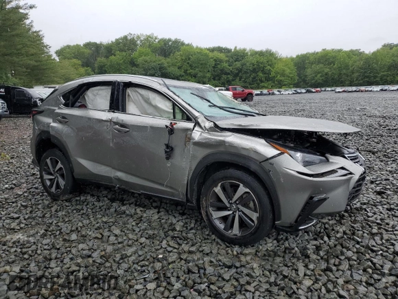 2020 Lexus NX 300 with VIN JTJGARDZ3L5015895, listed as a Copart auction lot 58549155 with 21,905 mi miles and Salvage title. Bid and sale history available at DreamBid. Image 4.