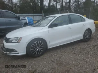 2015 Volkswagen Jetta Sport with VIN 3VWD17AJ1FM325015, listed as a Copart auction lot 46241915 with 54,785 mi miles and Salvage title. Bid and sale history available at DreamBid. Image 1.