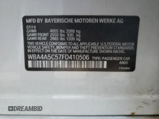 2015 BMW 4 Series 428i с VIN WBA4A5C57FD410506, выставлен на аукционе Copart как лот 56346465 с пробегом 146 241 миль миль и Чистый • Clean title. История ставок и продаж доступна на DreamBid. Изображение 12.