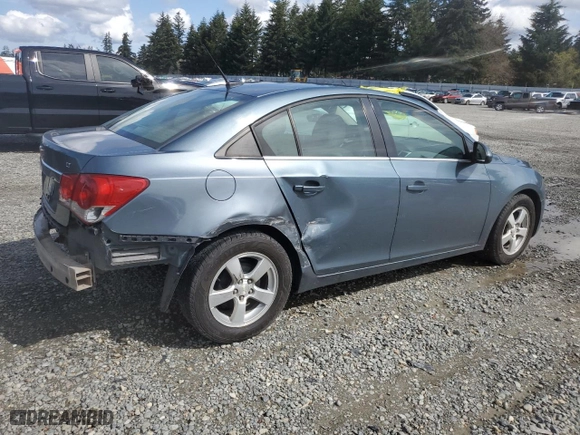 2012 Chevrolet Cruze LT w/1LT with VIN 1G1PF5SC2C7344984, listed as a Copart auction lot 52523485 with 123,627 mi miles and Salvage Title. Bid and sale history available at carsss.com. Image 3.