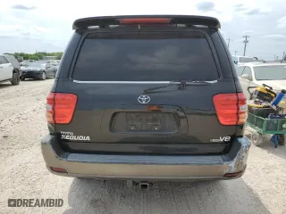 2004 Toyota Sequoia SR5 with VIN 5TDZT34A04S238386, listed as a Copart auction lot 53506305 with 0 mi miles and Salvage Title. Bid and sale history available at carsss.com. Image 6.