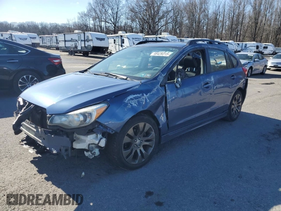 2013 Subaru Impreza Special Sports Limited с VIN JF1GPAS64D2837979, выставлен на аукционе Copart как лот 46428315 с пробегом 107 719 миль миль и Списание • Salvage title. История ставок и продаж доступна на DreamBid. Изображение 1.