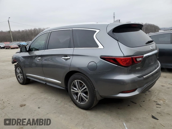 2020 Infiniti QX60 Luxe with VIN 5N1DL0MM7LC512794, listed as a Copart auction lot 43343705 with 51,822 mi miles and Salvage Title. Bid and sale history available at DreamBid. Image 2.