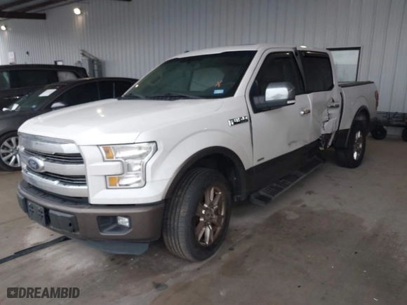 2015 Ford F-150 XL with VIN 1FTEW1CG2FKE72989, listed as a IAAI auction lot 41282621 with 83,119 mi miles. Bid and sale history available at carsss.com. Image 2.