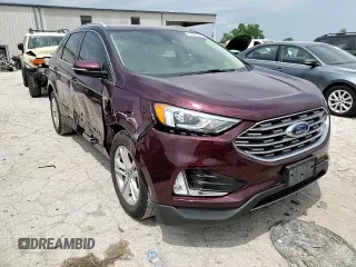 2020 Ford Edge SEL with VIN 2FMPK3J94LBB47444, listed as a Copart auction lot 59854325 with 61,710 mi miles and Salvage title. Bid and sale history available at DreamBid. Image 15.