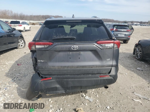 2019 Toyota RAV4 LE with VIN 2T3K1RFV0KW054264, listed as a Copart auction lot 49687875 with 40,643 mi miles and Clean Title. Bid and sale history available at carsss.com. Image 6.