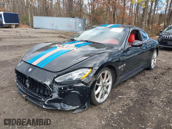 2018 Maserati GranTurismo Sport with VIN ZAM45VLA9J0270166, listed as a IAAI auction lot 41200622 with 25,476 mi miles. Bid and sale history available at carsss.com. Image 6.