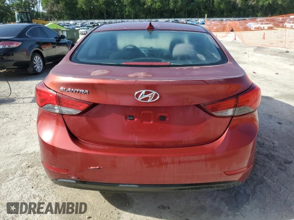 2016 Hyundai Elantra SE with VIN 5NPDH4AE7GH752562, listed as a Copart auction lot 58916065 with 156,829 mi miles and Clean title. Bid and sale history available at DreamBid. Image 6.