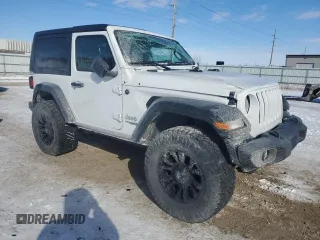 2020 Jeep Wrangler Sport S with VIN 1C4GJXAN7LW155533, listed as a Copart auction lot 44885625 with 40,045 mi miles and Salvage title. Bid and sale history available at DreamBid. Image 4.