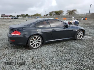 2010 BMW 6 Series 650i with VIN WBAEA5C57ACV93568, listed as a Copart auction lot 45578355 with 172,586 mi miles and Salvage Title. Bid and sale history available at carsss.com. Image 3.