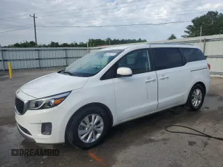 2018 Kia Sedona LX with VIN KNDMB5C12J6386786, listed as a Copart auction lot 52376775 with 140,750 mi miles and Salvage Title. Bid and sale history available at DreamBid. Image 1.