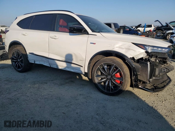 2024 Acura MDX Type S w/Advance Package with VIN 5J8YD8H83RL001172, listed as a Copart auction lot 42993295 with 16,779 mi miles and Salvage Title. Bid and sale history available at carsss.com. Image 4.