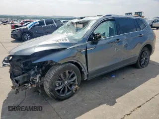 2022 Volkswagen Tiguan SE z VIN 3VV3B7AX4NM013013, wystawiony jako Copart lot #58175315 z przebiegiem Nie podano mil oraz Szkoda całkowita • Salvage title. Historia ofert i sprzedaży dostępna na DreamBid. Obrazek 1.