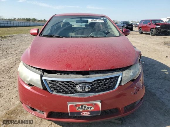 2013 Kia Forte EX with VIN KNAFU4A23D5719528, listed as a Copart auction lot 46822295 with NaN miles and Salvage Title. Bid and sale history available at carsss.com. Image 5.