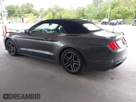 2018 Ford Mustang EcoBoost Premium with VIN 1FATP8UH8J5111817, listed as a IAAI auction lot 42426428 with 63,358 mi miles and . Bid and sale history available at DreamBid. Image 3.