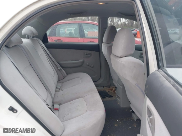 2007 Kia Spectra EX with VIN KNAFE121875393392, listed as a IAAI auction lot 41893653 with 158,913 mi miles. Bid and sale history available at carsss.com. Image 8.