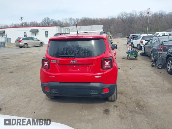 2017 Jeep Renegade Altitude with VIN ZACCJBBB5HPE43979, listed as a IAAI auction lot 41829163 with 109,500 mi miles and . Bid and sale history available at DreamBid. Image 17.