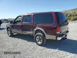 2001 Ford Excursion Limited z VIN 1FMSU43F31EC79481, wystawiony jako Copart lot #55257015 z przebiegiem 188 077 mil mil oraz Szkoda całkowita • Salvage title. Historia ofert i sprzedaży dostępna na DreamBid. Obrazek 2.