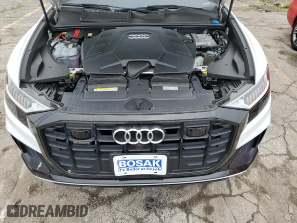 2019 Audi Q8 Prestige z VIN WA1FVAF15KD033597, wystawiony jako Copart lot #59423085 z przebiegiem 85 951 mil mil oraz Czysty tytuł • Clean title. Historia ofert i sprzedaży dostępna na DreamBid. Obrazek 12.