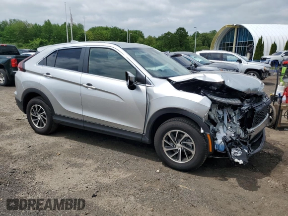 2024 Mitsubishi Eclipse Cross ES with VIN JA4ATUAAXRZ006465, listed as a Copart auction lot 56857195 with 10,065 mi miles and Salvage title. Bid and sale history available at DreamBid. Image 4.