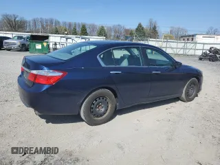 2015 Honda Accord Sedan LX with VIN 1HGCR2F37FA113187, listed as a Copart auction lot 54125155 with 138,803 mi miles and Salvage Title. Bid and sale history available at carsss.com. Image 3.