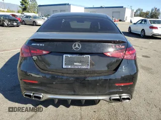 2024 Mercedes-Benz C 63 S AMG E Performance with VIN W1KAF8AB6RR186031, listed as a Copart auction lot 84220074 with 7,202 mi miles and Salvage title. Bid and sale history available at DreamBid. Image 6.