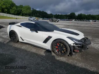 2015 Chevrolet Corvette Z06 3LZ with VIN 1G1YT2D6XF5602168, listed as a Copart auction lot 56561745 with 28,660 mi miles and Salvage title. Bid and sale history available at DreamBid. Image 4.