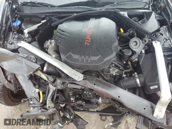 2022 Kia Stinger GT1 with VIN KNAE45LC4N6100200, listed as a Copart auction lot 46288765 with 35,873 mi miles and Non Repairable. Bid and sale history available at DreamBid. Image 13.