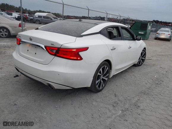 2018 Nissan Maxima SL with VIN 1N4AA6AP7JC371792, listed as a IAAI auction lot 41285671 with 137,517 mi miles. Bid and sale history available at carsss.com. Image 4.