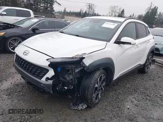 2022 Hyundai Kona Limited with VIN KM8K5CA3XNU811739, listed as a IAAI auction lot 41271588 with 50,007 mi miles and . Bid and sale history available at DreamBid. Image 18.