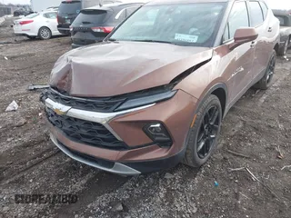 2023 Chevrolet Blazer LT with VIN 3GNKBHR46PS105840, listed as a IAAI auction lot 41196883 with 19,262 mi miles and . Bid and sale history available at DreamBid. Image 2.