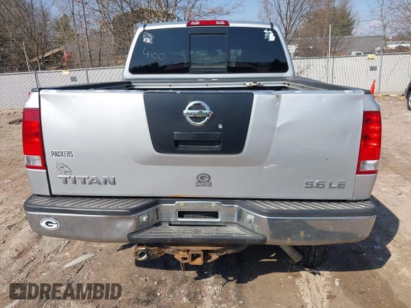 2004 Nissan Titan LE z VIN 1N6AA07B44N573319, wystawiony jako IAAI lot #42004100 z przebiegiem 196 357 mil mil oraz . Historia ofert i sprzedaży dostępna na DreamBid. Obrazek 6.