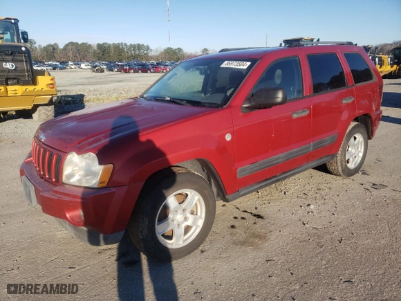 2006 Jeep Grand Cherokee Laredo with VIN 1J4HR48N46C251038, listed as a Copart auction lot 86973504 with 191,552 mi miles and Clean Title. Bid and sale history available at carsss.com. Image 1.
