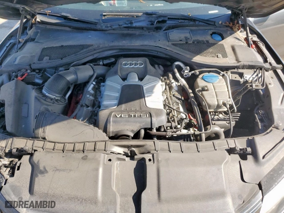 2012 Audi A7 3.0 Prestige with VIN WAU2GAFC6CN107070, listed as a Copart auction lot 53480315 with 150,126 mi miles and Salvage Title. Bid and sale history available at carsss.com. Image 11.