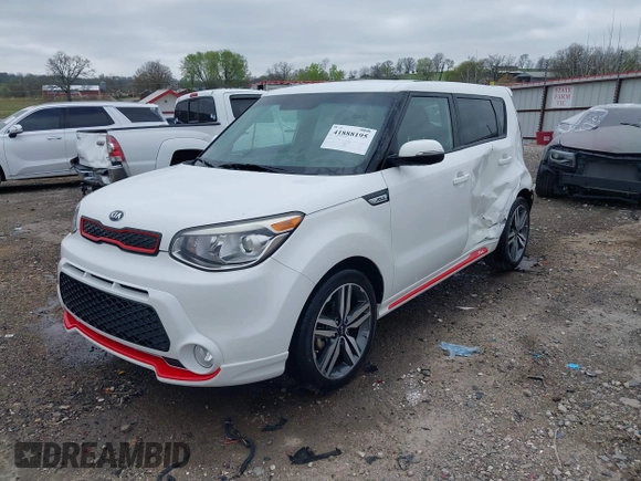 2014 Kia Soul + with VIN KNDJP3A51E7035396, listed as a IAAI auction lot 41888195 with 81,440 mi miles. Bid and sale history available at carsss.com. Image 17.