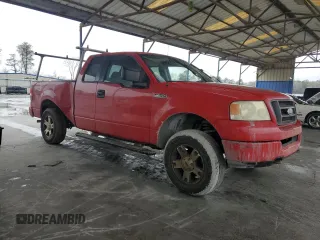 2005 Ford F-150 STX with VIN 1FTRX14W75FB71761, listed as a Copart auction lot 89287275 with 316,958 mi miles and Salvage Title. Bid and sale history available at carsss.com. Image 4.